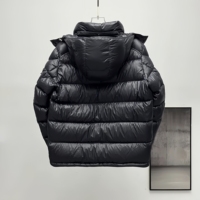 Manteaux matelassés surdimensionnés personnalisés, garnis de duvet et de plumes, rembourrés, coupe-vent d'hiver, vestes doudounes, vêtements d'extérieur