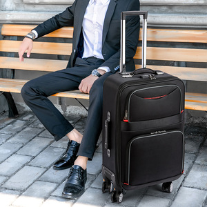 Valise à roulettes robuste personnalisée en tissu Oxford de 28 pouces, avec roulettes pivotantes et mot de passe, grande capacité, sac de voyage à roulettes - Product Image 5