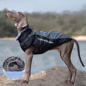 Clima frío Otoño Invierno al aire libre abrigo de perro de cuello alto impermeable cálido reflectante grueso chaqueta para mascotas para perros grandes y <span class=keywords><strong>cachorros</strong></span> - Product Image 5