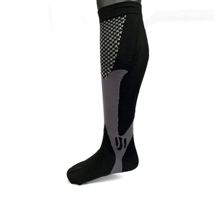 <span class=keywords><strong>Calcetines</strong></span> de compresión hasta la rodilla, 20-30mm Hg, para deportes, sedentarios, viajes largos, mezcla de fibra de bambú disponible - Product Image 2