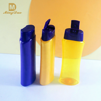 Botol Plastik PET 400ml untuk Shower Gel, Lotion, Sampo, Masker Wajah, Tutup Flip Top, Warna Kustom, Sablon Sutra, Perawatan Kulit Tingkat Tinggi