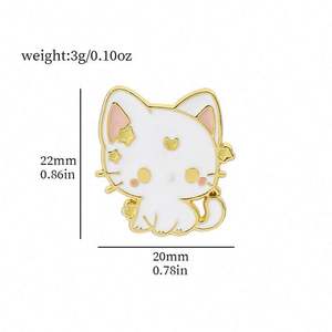 재고 빠른 배달 금속 마그네틱 배지 사용자 정의 로고 브로치 핀 사우디 아라비아 UAE 오만 바레인 국가의 날 옷깃 Pin-E42 - Product Image 3