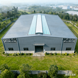 Fabrieksdirecte leverancier grote metalen opslagloodsen/fabrieken industriële loods stalen constructie opslaggebouw bouwmaterialen - Product Image 2