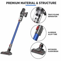 Aspirateur balai filaire portable léger OEM avec moteur AC pour hôtel, tapis épais, poils d'animaux, usage domestique et bureautique