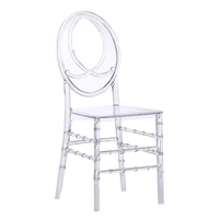 Usine hôtel Polycarbonate plastique événement acrylique célébration mariée mariage Transparent résine clair Phoenix chaises pour événements