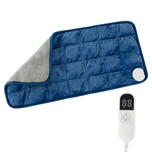 Portable 220V <b>Electric</b> Heating <b>Pad</b> Back 10 Temperature Levels 4 Timer Adjustments Quilted Therapeutic Massage Eco-Friendly - Product Image 1