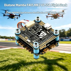 ชุดควบคุมการบิน DIATONE <span class=keywords><strong>MAMBA</strong></span> <span class=keywords><strong>F405</strong></span> MK2 V2 พร้อม F55 BLS 55A 4IN1 <span class=keywords><strong>ESC</strong></span> ICM42688-P 3-6S 30.5มม. - Product Image 1