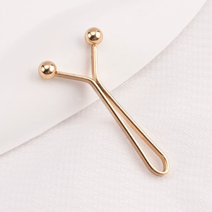 Épingles et broches dorées - Épingles de sûreté dorées polyvalentes pour foulards, pantalons, cols et poignets, détachables, design sans couture N2602243 - Product Image 4