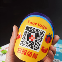 Autocollants de table étanches pour restaurant, panneaux d'avertissement, étiquettes de lecture, personnalisation, autocollant de commande avec code QR personnalisé