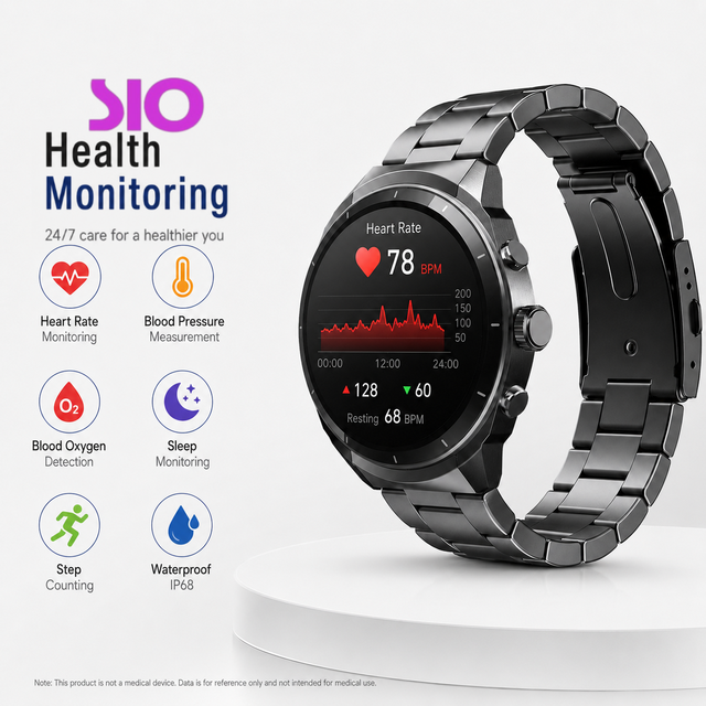 1.27 Inch 466x466 Amoled 350mAh 7 To 14 Days Magnetic Charging Bluetooth Calling 44mm 122g 5 To 10m Aluminum Alloy Smart Watch