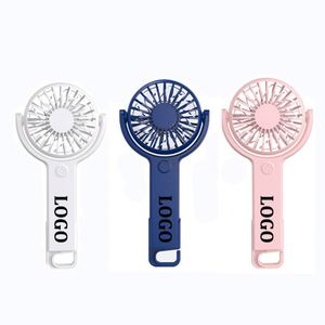 Usb 5 Speed Wind Air Cooling Portable Mini Personal Pocket Rechargeable Small Handheld Fan With <b>Hook</b> - Product Image 2