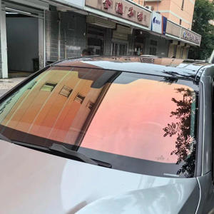 Haute qualité <span class=keywords><strong>caméléon</strong></span> Rose PET fenêtre teinte Film Protection UV Anti-éblouissement Auto fenêtre autocollants - Product Image 2