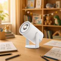 Projecteur compact polyvalent TURN1, 200 lumens ANSI, images lumineuses, rapport de projection court, sortie haute définition 8K, multilingue