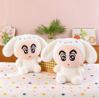 Peluches personnalisées pour machines à grue, en tissu peluche à poils courts, assortiment de couleurs vives, 8 pouces, pour zones de divertissement en centre commercial