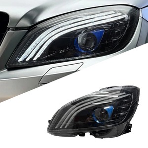Fari auto per fari Mercedes-Benz classe C W204 07-10 assemblaggio fari anteriori a LED per luci di marcia giornaliere - Product Image 1
