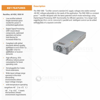 Module redresseur Vertiv Emerson R48-1000 48V 1000W R48-1000A, entrée CA 85-300V, sortie CC 20,83A, alimentation télécom pour 212c23