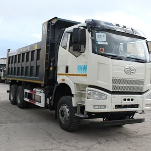 FAW Truk Tipper Tiongkok 351HP 6X4 Truk Pembuang Pasir untuk Dijual