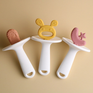 Juguetes de Dentición para Bebés, Llaves de Dentición Libres de BPA, Aptas para Congelador, Palitos de Dentición con Forma de Helado, Mordedores de Silicona para Bebés - Product Image 5