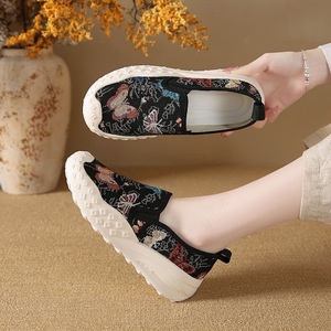 Scarpe da trekking traspiranti da donna con rialzo nascosto, ampie e antiscivolo, slip-on sportive casual per chi cerca comodità - Product Image 6