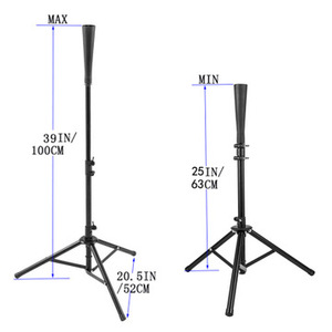 ทีตั้งลูกเบสบอลแบบปรับได้ ทำจากโลหะและพลาสติก สำหรับเล่นกลางแจ้ง - Product Image 2