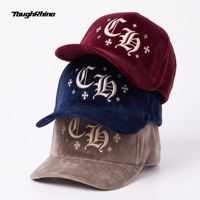 Casquette de baseball structurée 5 panneaux de haute qualité pour l'automne et l'hiver, vente en gros, personnalisation de logo brodé, fabricant de chapeaux