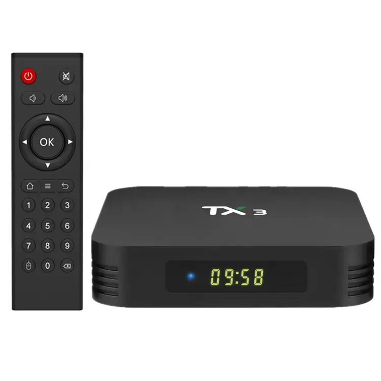 Joinwe Tanix Android 9.0 TV Box Tx3 4GB 32GB Amlogic S905X3 Quad-core IPTV Box HD 4K Set Top Box Tx3 5G Dual Wifi