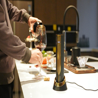Distributeur automatique de verseur d'aérateur de vin rechargeable ouvre-bouteille électrique avec coupe-feuille
