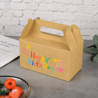 Boîte de papier kraft de poulet frites jetables à impression personnalisée de conception propre directe d'usine pour conteneur de restauration rapide