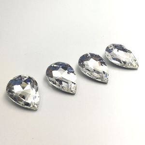 光沢のあるダイヤモンドガラスクリスタル石黄色涙滴ラインストーンダイヤモンドアートアクセサリー - Product Image 3