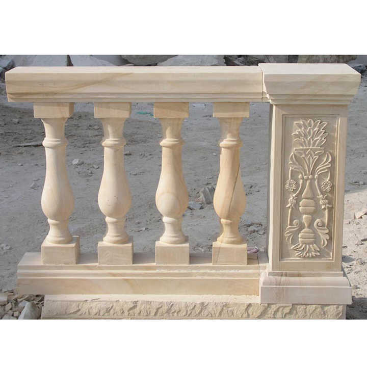 Yellow Cardboard Railing Yellow Sandstone Hand Railing - Durable & Stylish Solutions