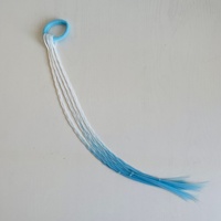 Accessoires capillaires colorés pour enfants, élastiques à cheveux tressés, queues de cheval multicolores, fabriqués en fil métallique haute température