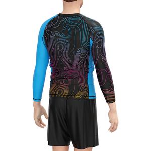 Camiseta Deportiva para Hombre con Patrón de Líneas Dinámicas - Ropa Deportiva de Alto Rendimiento Ideal para MMA, BJJ, Surf y Entrenamiento - Product Image 6