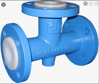 Raccord en T égal en acier forgé sans soudure, doublé PTFE, taille personnalisée FUHAO DN 65, avec bride, respectueux de l'environnement, pour applications chimiques