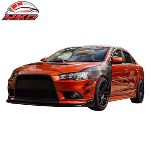 Spoiler de pare-chocs avant style CS pour Mitsubishi Lancer 09-15, non peint, en PU, accessoire extérieur de haute qualité - Product Image 2