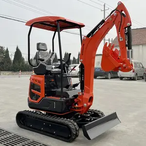 Grosir murah 1.8 TON Cina Mini Crawler ember ekskavator mesin bumi diggerdengan diskon yang menguntungkan