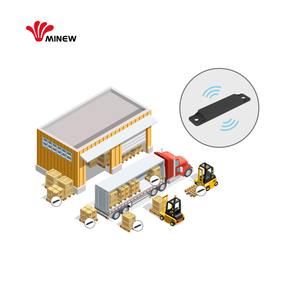 Tài sản Tracker không thấm nước Bluetooth 5.0 ibeacon eddystone đèn hiệu tag Pallet theo dõi IOT thiết bị - Product Image 1