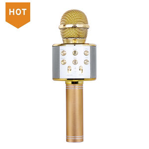 Portable Portable Micro Haut-Parleur Enfants Karaoké Microphone Sans Fil Bluetooth Karaoké Microphone pour Chanter - Product Image 5