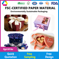Boîte cadeau de luxe écologique en carton rigide de 2 mm avec fermeture magnétique et poignée pour foulards en soie, cosmétiques, soins de la peau, bougies et artisanat