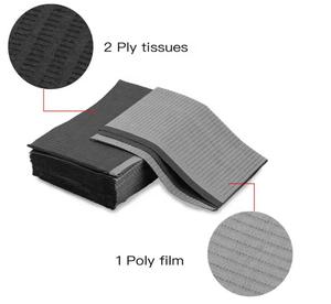 Fournitures de <span class=keywords><strong>tatouage</strong></span> 13 "x 18" 3py Tattoo Pad Bavoir <span class=keywords><strong>temporaire</strong></span> 500pk Bavoirs dentaires noirs jetables de <span class=keywords><strong>tatouage</strong></span> pour l'art corporel - Product Image 3