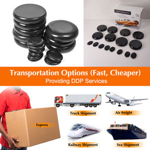 Bestseller 16 Stück Black Basalt Hot <span class=keywords><strong>Stone</strong></span> Set für Back SPA Natural <span class=keywords><strong>Smooth</strong></span> Energy <span class=keywords><strong>Massage</strong></span> Stones - Product Image 6