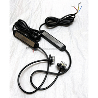 1-3W double couleur cachette d'urgence lumière led PC cachette d'urgence lumières stroboscopiques dc12-24v cacher lumière stroboscopique led pour voiture