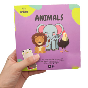 Libro Cartonato con Stampa Personalizzata, Rilegatura Perfetta, Cartone Spesso, Laminazione in Film e Carta Offset per Giocattoli Animali per Bambini CN;GUA - Product Image 2