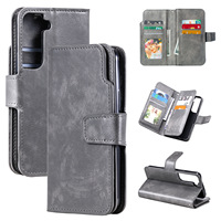 Etui portefeuille multifonctionnel en cuir pour Samsung pour Galaxy S24 S23 Ultra S22 Plus FE A14 5G A24 4G Featuring 9 Mobile Phone Case