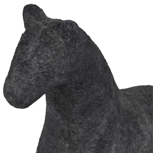 Statuetta in Ceramica Testurizzata a Forma di Cavallo per Arredamento Casa, Scultura Fantasiosa per Bagno, Ufficio, Soggiorno, Pezzo d'Accento - Product Image 5
