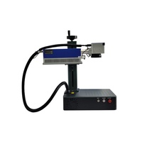 Petite machine de marquage laser UV YAG pour l'engravure sur plastique, verre, métal, AI/DWG CNC refroidie par air pour atelier, maison, bureau