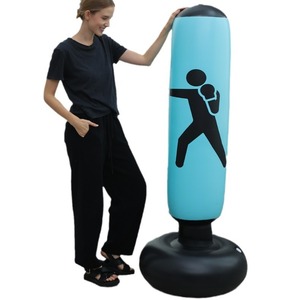 Saco de Boxeo Inflable Mori Yuho de 160 cm, Poste de Boxeo Vertical Reforzado para Fitness y Alivio del Estrés - Product Image 5