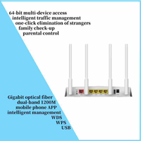 Módem Óptico XPON E8822 GPON ONT Usado, 5 Puertos Gigabit, Doble Banda AC1200, Fibra Óptica, 12V, Firmware en Inglés, Grado A