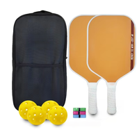 Raquette de pickleball rectangulaire en fibre de verre LingJun, modèle tendance, panneau alvéolé résistant à l'usure et aux chocs, 235g, 40.5cm, idéale pour débutants