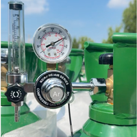 Bouteille d'argon industrielle ISO 9809 40L 50L, gaz d'argon pur, bouteille en acier