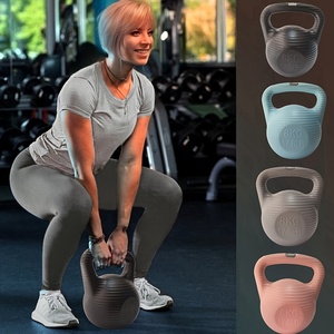 Kettlebell da 8 kg in PE Riempibile con Acqua, Peso Regolabile Portatile per Allenamento di Forza, Fitness <span class=keywords><strong>e</strong></span> Palestra Domestica - Product Image 1